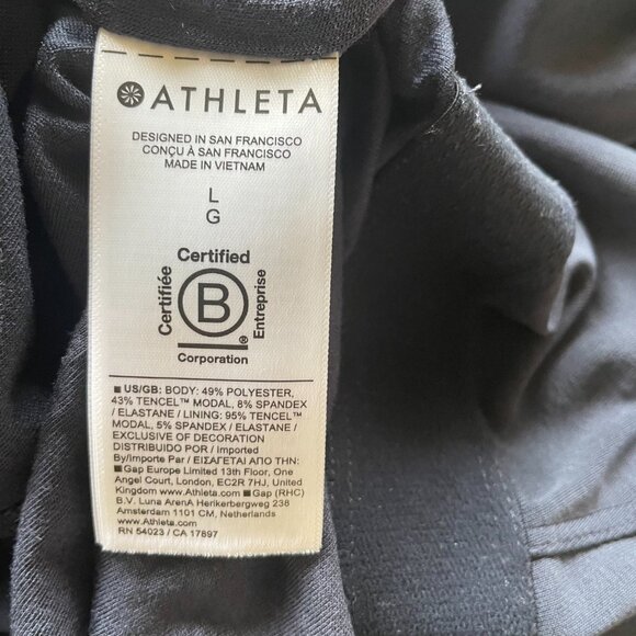 Athleta Seasoft Bubble Hem Hoodie Size Large - Picture 8 of 9